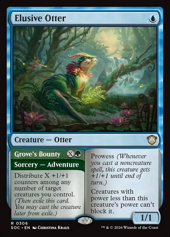 Lontra Esquiva / Elusive Otter - Magic: The Gathering - MoxLand