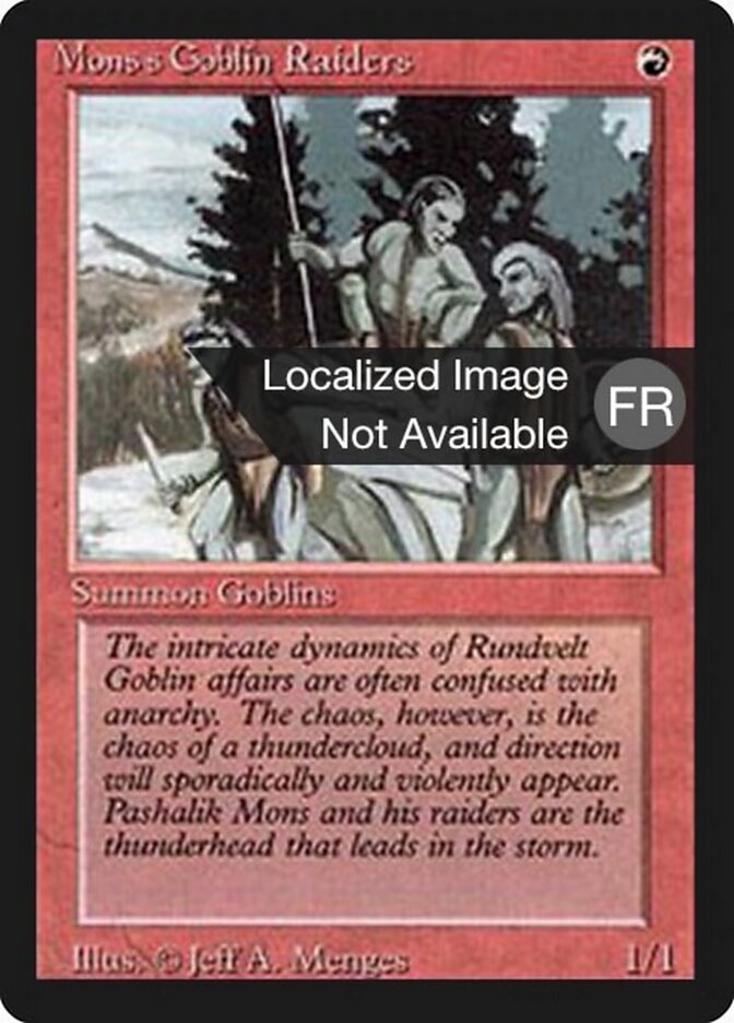 Goblins Salteadores do Mons / Mons's Goblin Raiders - Magic: The Gathering - MoxLand