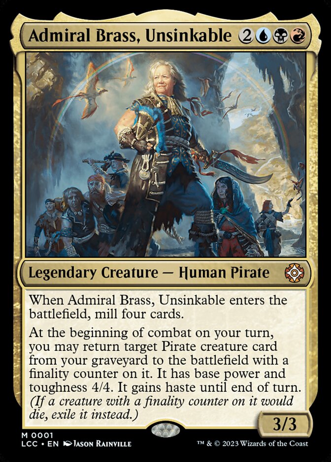 Almirante Bronze, Inafundável / Admiral Brass, Unsinkable - Magic: The Gathering - MoxLand