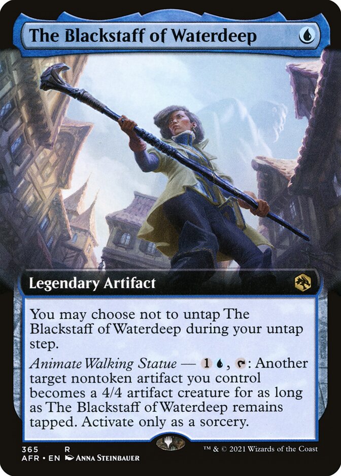 O Cajado Negro de Águas Profundas / The Blackstaff of Waterdeep - Magic: The Gathering - MoxLand