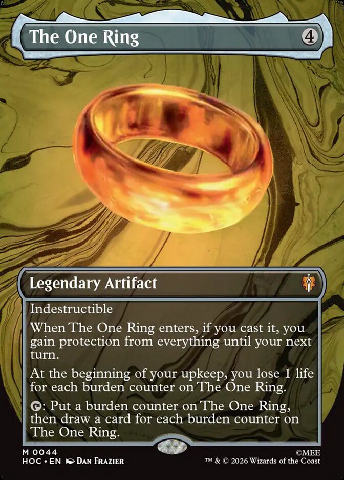 O Um Anel / The One Ring - Magic: The Gathering - MoxLand