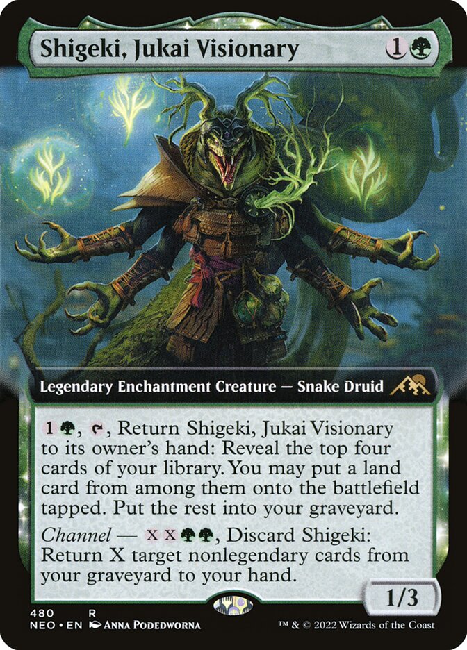Shigeki, Visionário Jukai / Shigeki, Jukai Visionary - Magic: The Gathering - MoxLand