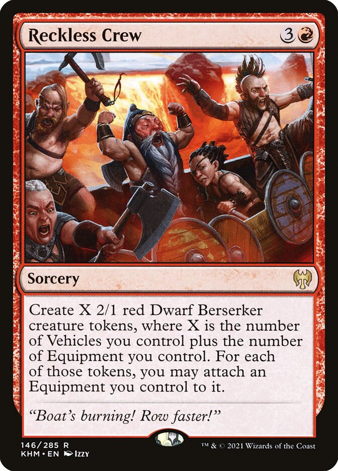 Tripulação Imprudente / Reckless Crew - Magic: The Gathering - MoxLand