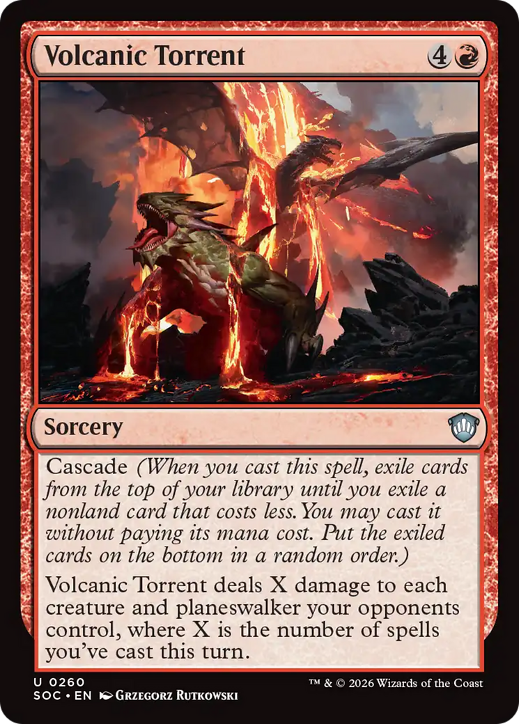 Torrente Vulcânica / Volcanic Torrent - Magic: The Gathering - MoxLand