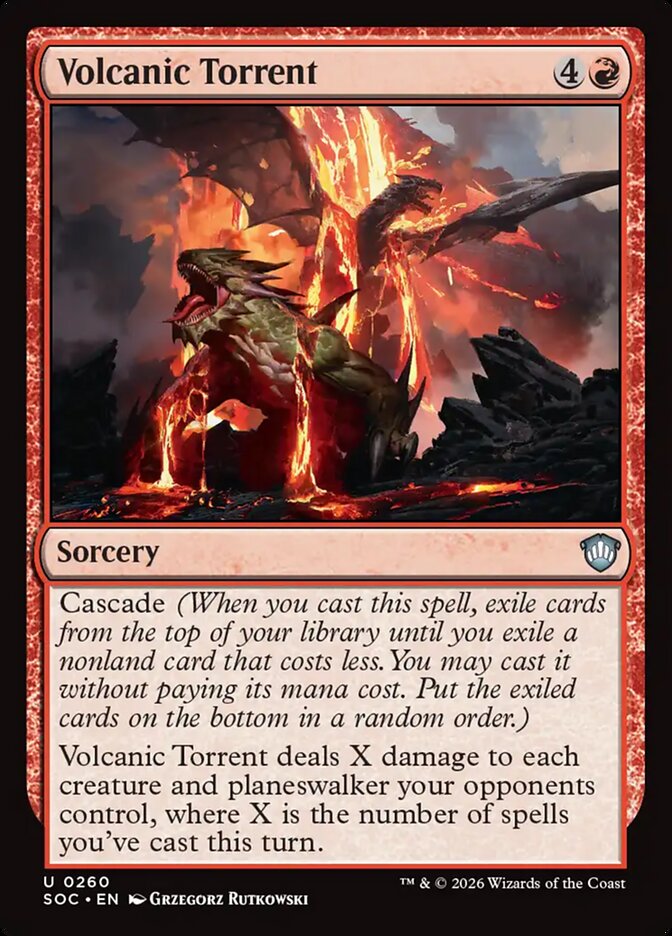 Torrente Vulcânica / Volcanic Torrent - Magic: The Gathering - MoxLand