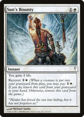Generosidade do Sol / Sun's Bounty - Magic: The Gathering - MoxLand
