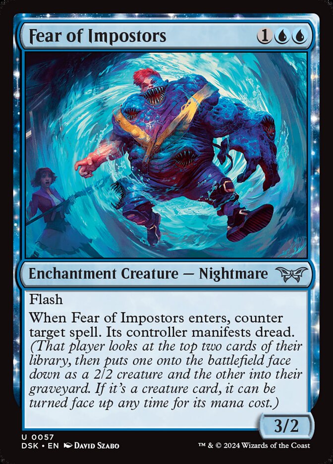 Medo de Impostores / Fear of Impostors - Magic: The Gathering - MoxLand