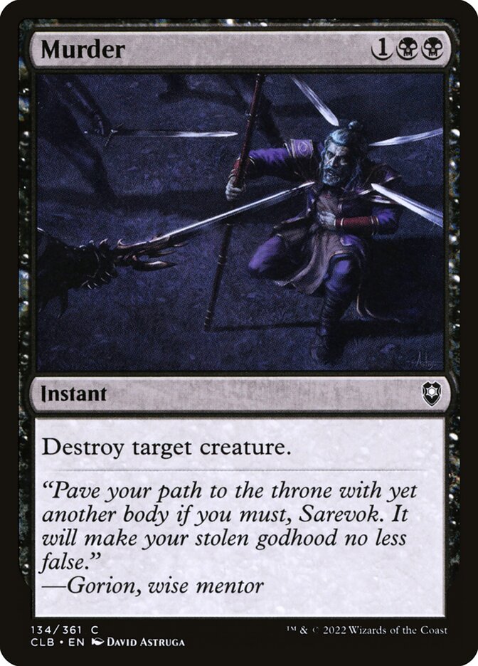 Homicídio / Murder - Magic: The Gathering - MoxLand