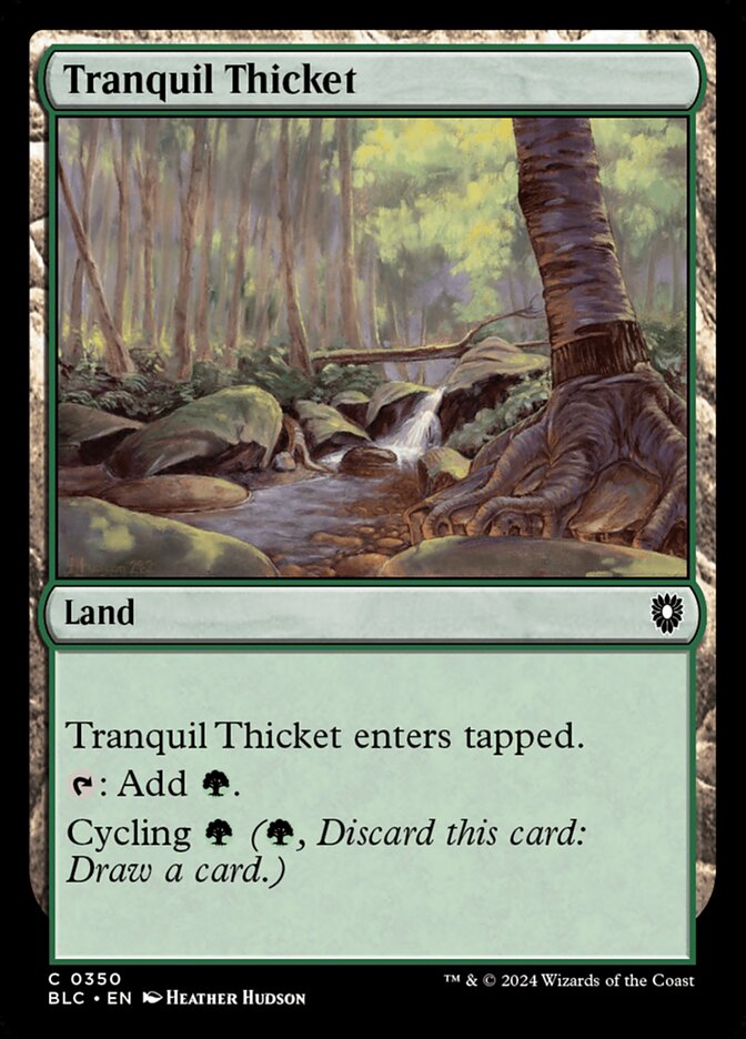 Bosque Sereno / Tranquil Thicket - Magic: The Gathering - MoxLand