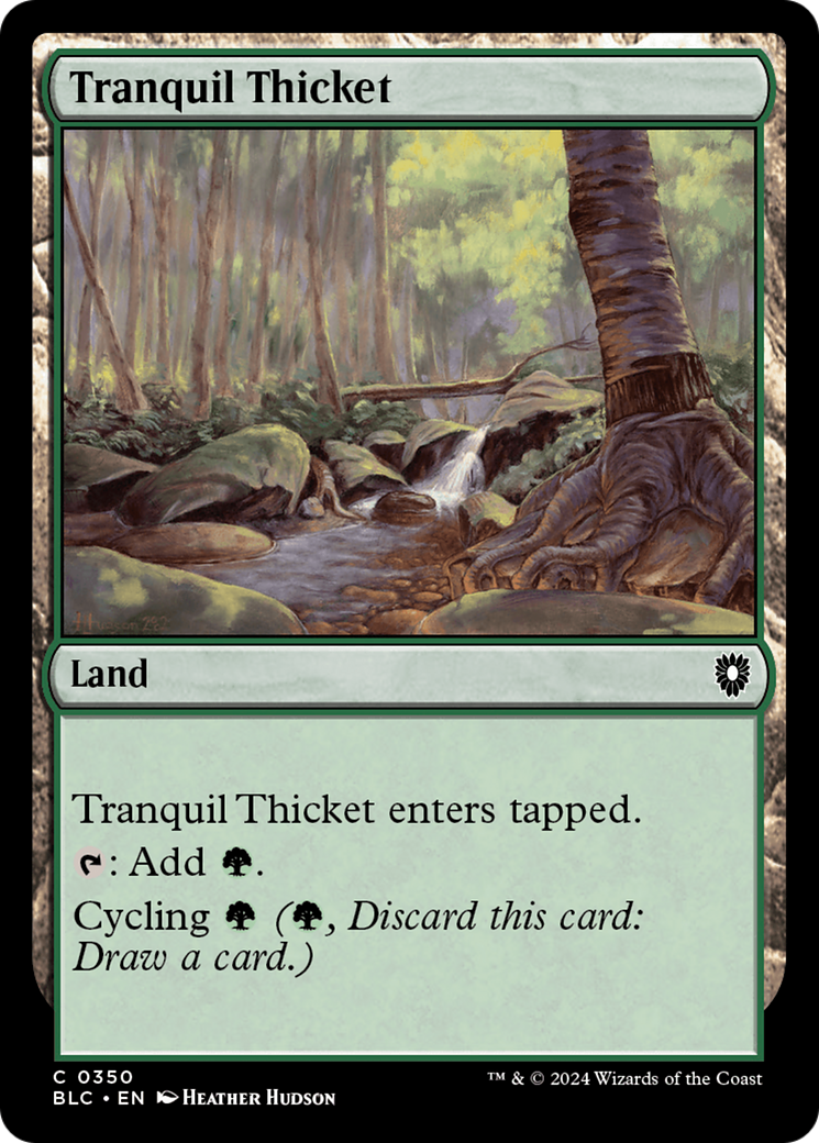 Bosque Sereno / Tranquil Thicket - Magic: The Gathering - MoxLand