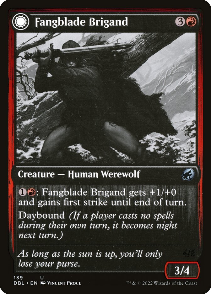 Bandida Presalâmina / Fangblade Brigand - Magic: The Gathering - MoxLand
