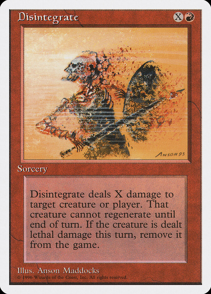 Desintegrar / Disintegrate - Magic: The Gathering - MoxLand