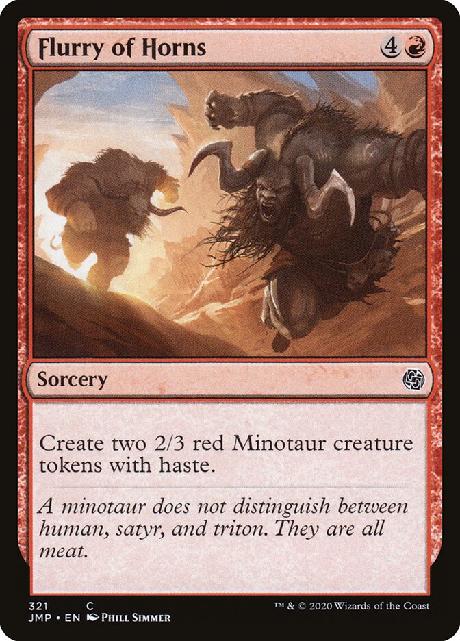 Comoção de Chifres / Flurry of Horns - Magic: The Gathering - MoxLand
