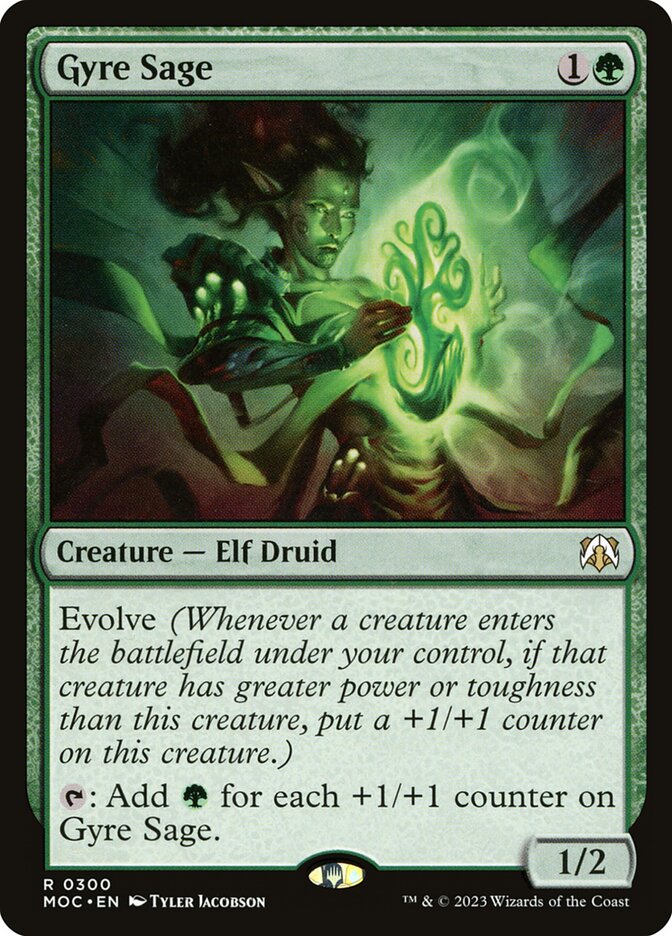 Sábia da Espiral / Gyre Sage - Magic: The Gathering - MoxLand