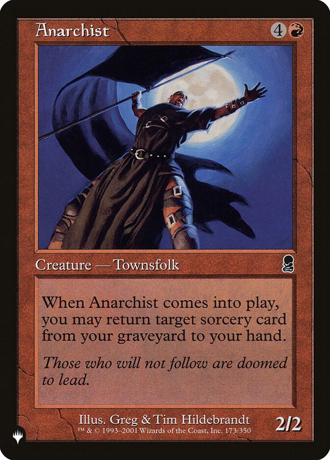 Anarquista / Anarchist - Magic: The Gathering - MoxLand