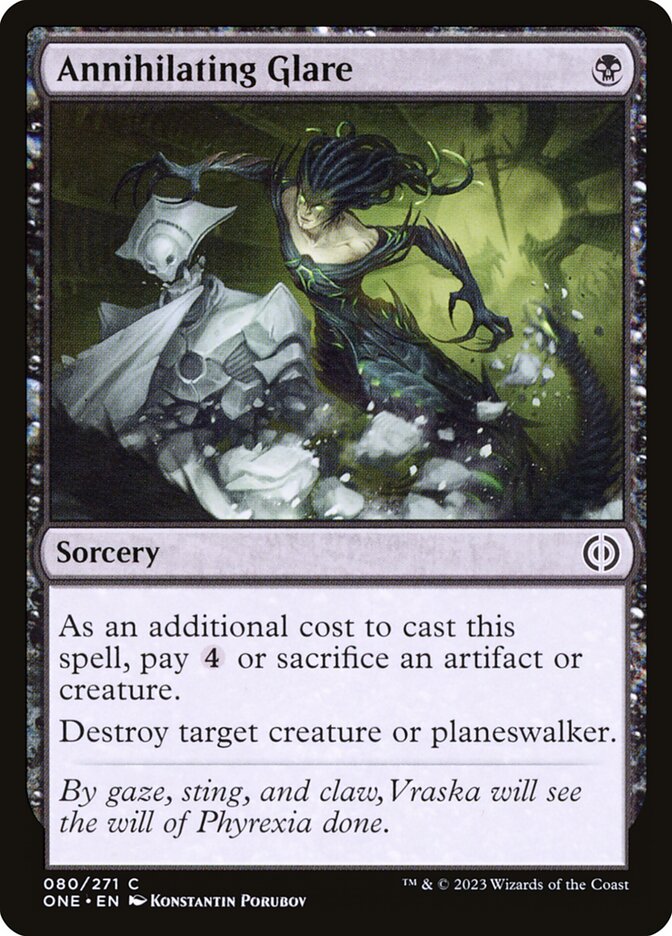 Olhar Aniquilador / Annihilating Glare - Magic: The Gathering - MoxLand