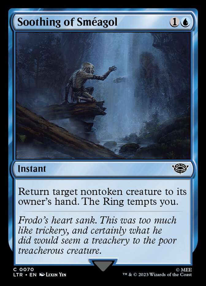 Apaziguamento de Sméagol / Soothing of Sméagol - Magic: The Gathering - MoxLand