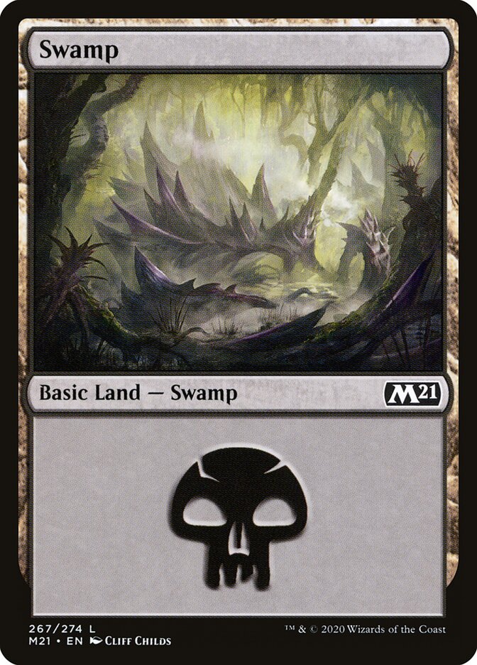 Pântano / Swamp - Magic: The Gathering - MoxLand