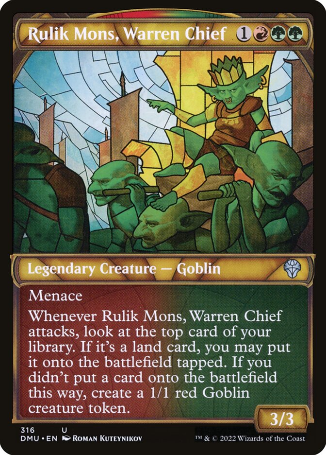 Rulik Mons, Chefona do Viveiro / Rulik Mons, Warren Chief - Magic: The Gathering - MoxLand