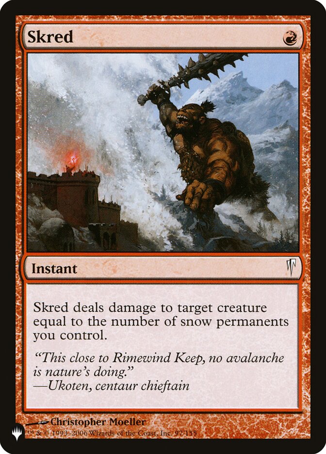 Miniavalanche / Skred - Magic: The Gathering - MoxLand