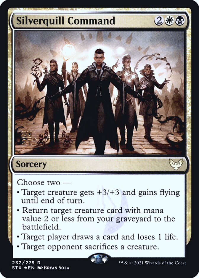 Comando de Platinopena / Silverquill Command - Magic: The Gathering - MoxLand