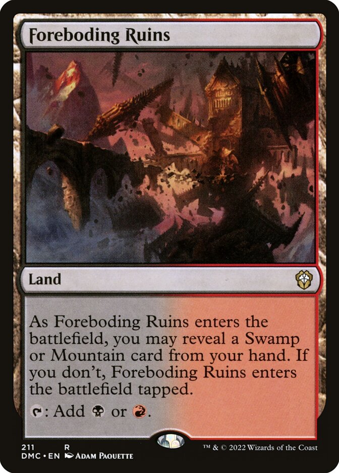 Ruínas Agourentas / Foreboding Ruins - Magic: The Gathering - MoxLand
