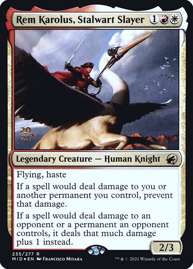 Rem Karolus, Matador Resoluto / Rem Karolus, Stalwart Slayer - Magic: The Gathering - MoxLand