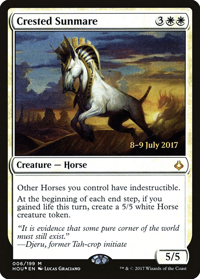 Égua-solar Adornada / Crested Sunmare - Magic: The Gathering - MoxLand