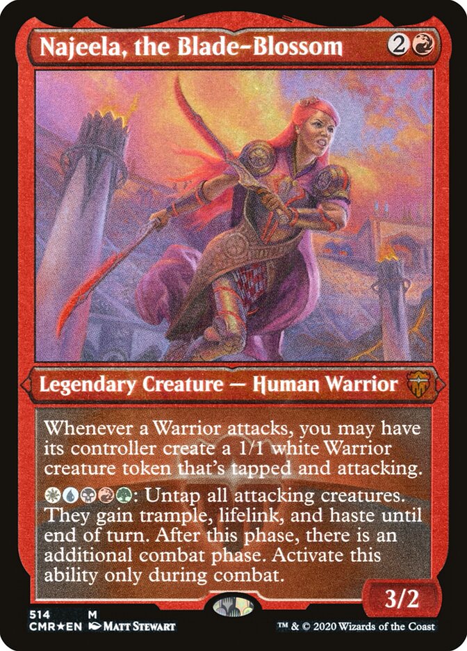 Najeela, a Flor Afiada / Najeela, the Blade-Blossom - Magic: The Gathering - MoxLand