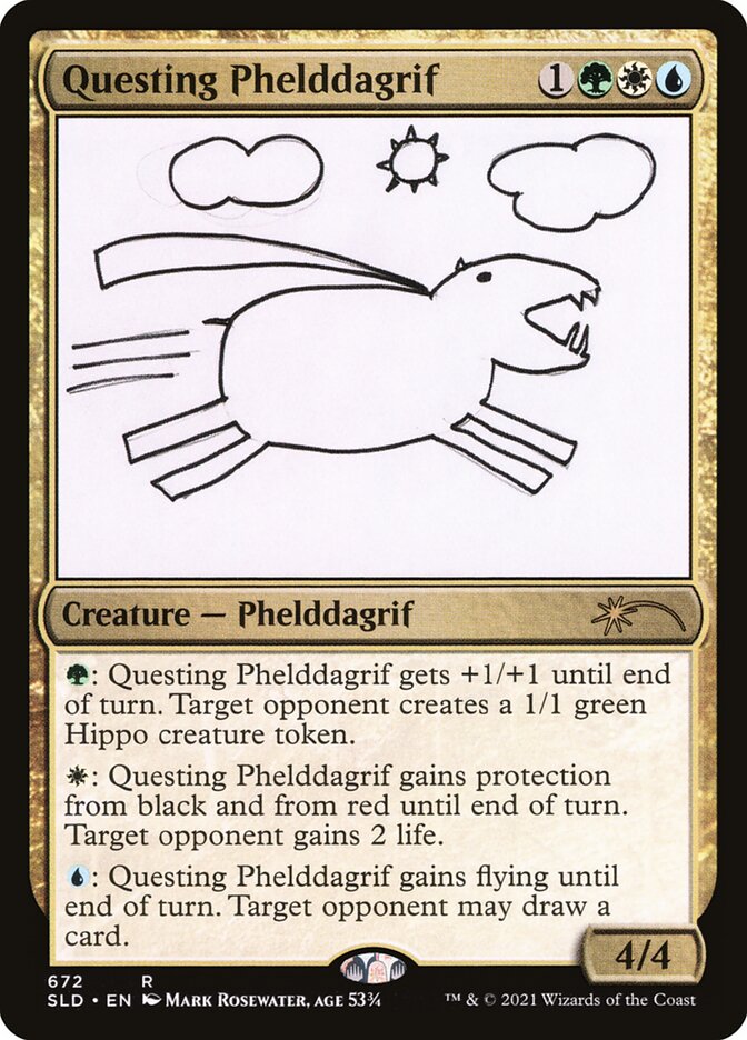 Phelddagrif Farejador / Questing Phelddagrif - Magic: The Gathering - MoxLand