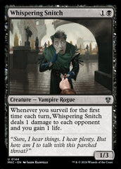 Delator Sussurrador / Whispering Snitch - Magic: The Gathering - MoxLand