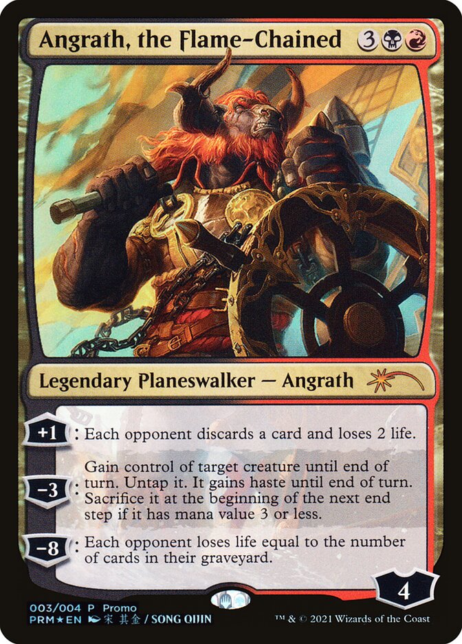 Angrath das Correntes Flamejantes / Angrath, the Flame-Chained - Magic: The Gathering - MoxLand