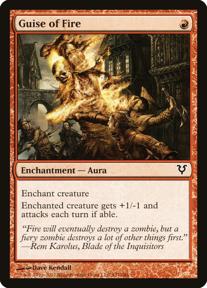 Semblante de Fogo / Guise of Fire - Magic: The Gathering - MoxLand
