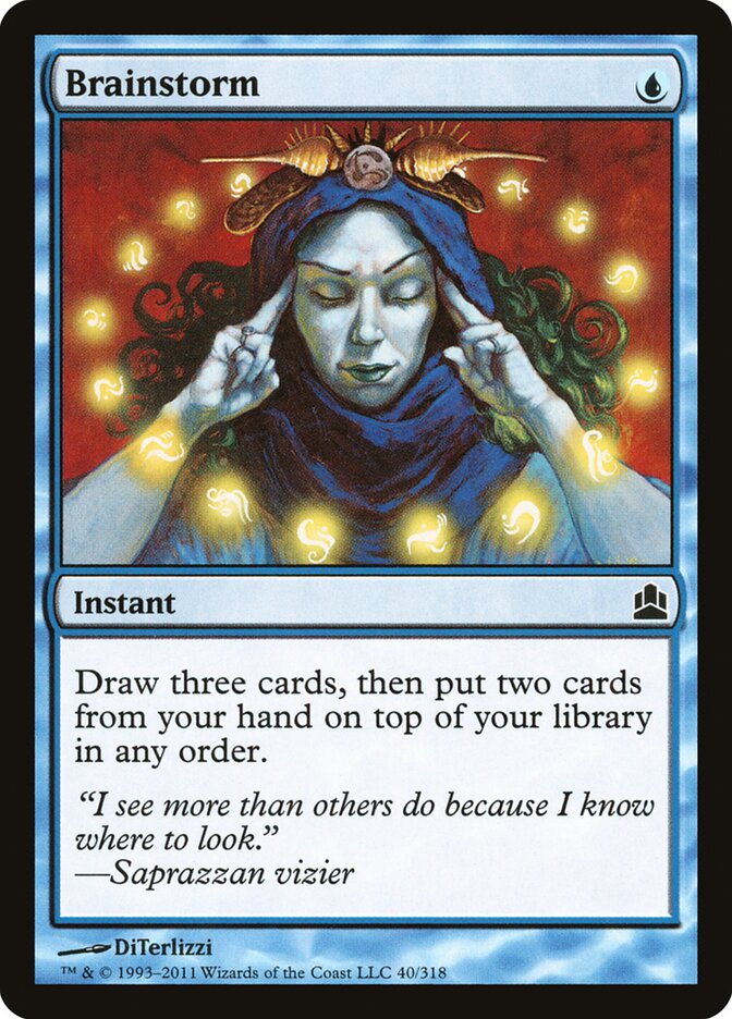 Tempestade Cerebral / Brainstorm - Magic: The Gathering - MoxLand