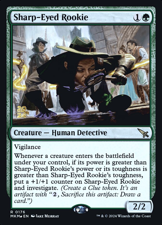 Novata de Olho Vivo / Sharp-Eyed Rookie - Magic: The Gathering - MoxLand