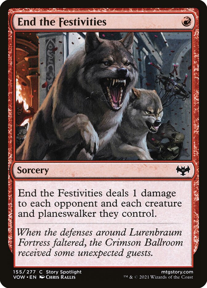 Encerrar as Festividades / End the Festivities - Magic: The Gathering - MoxLand