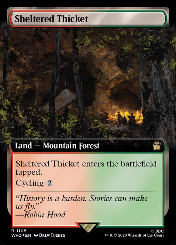 Arvoredo Resguardado / Sheltered Thicket - Magic: The Gathering - MoxLand