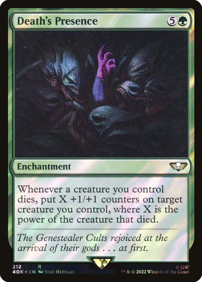 Presença da Morte / Death's Presence - Magic: The Gathering - MoxLand