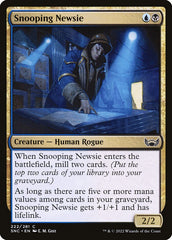 Jornalista Bisbilhoteira / Snooping Newsie - Magic: The Gathering - MoxLand