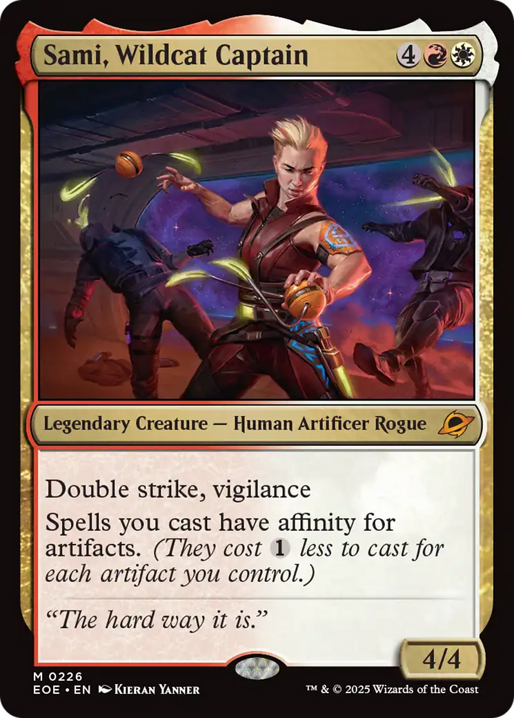 Sami, Comandante Temerário / Sami, Wildcat Captain - Magic: The Gathering - MoxLand