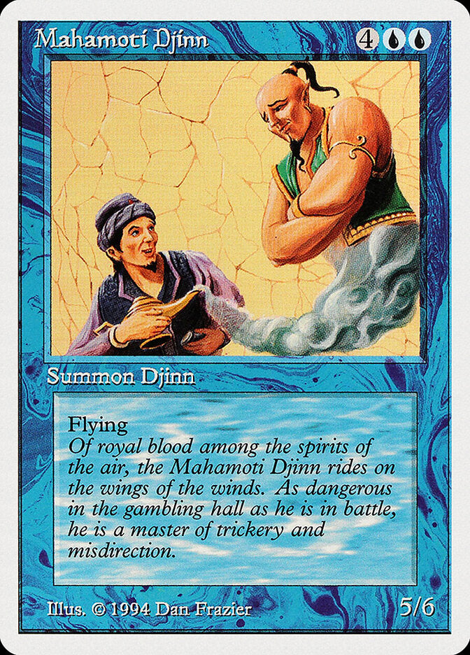 Gênio Mahamoti / Mahamoti Djinn - Magic: The Gathering - MoxLand