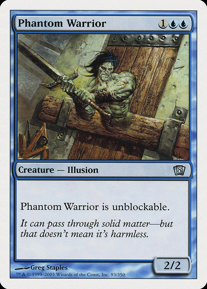 Guerreiro Fantasma / Phantom Warrior - Magic: The Gathering - MoxLand