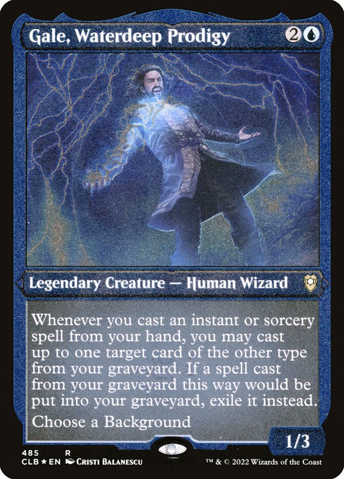 Gale, Prodígio de Águas Profundas / Gale, Waterdeep Prodigy - Magic: The Gathering - MoxLand