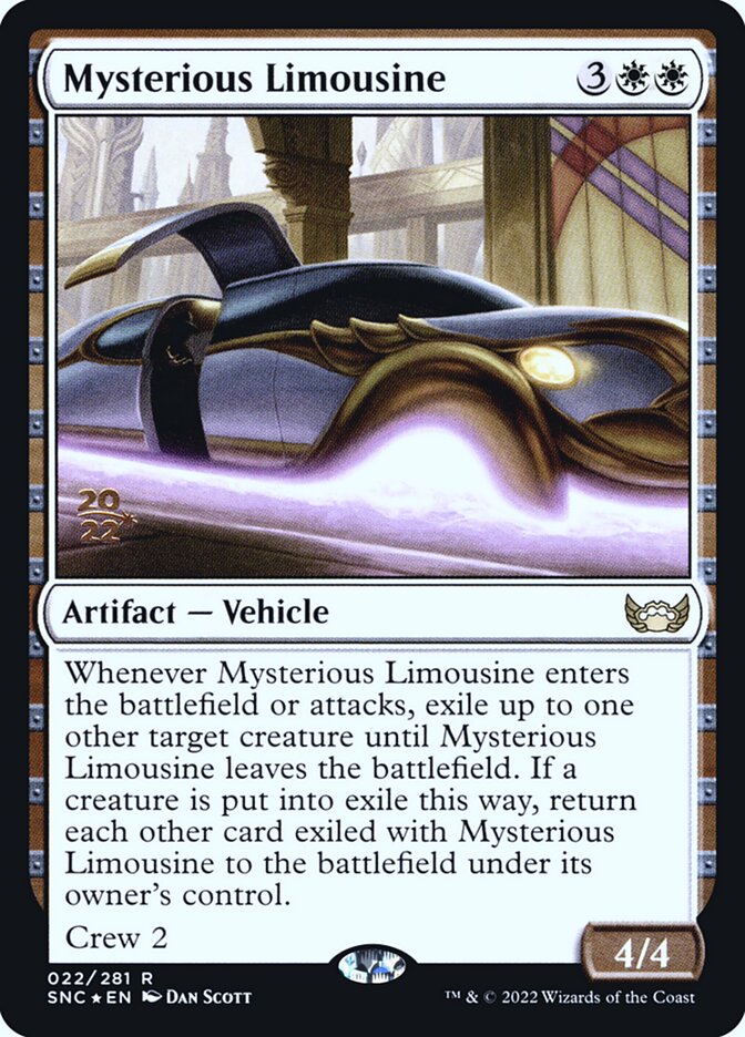 Limusine Misteriosa / Mysterious Limousine - Magic: The Gathering - MoxLand