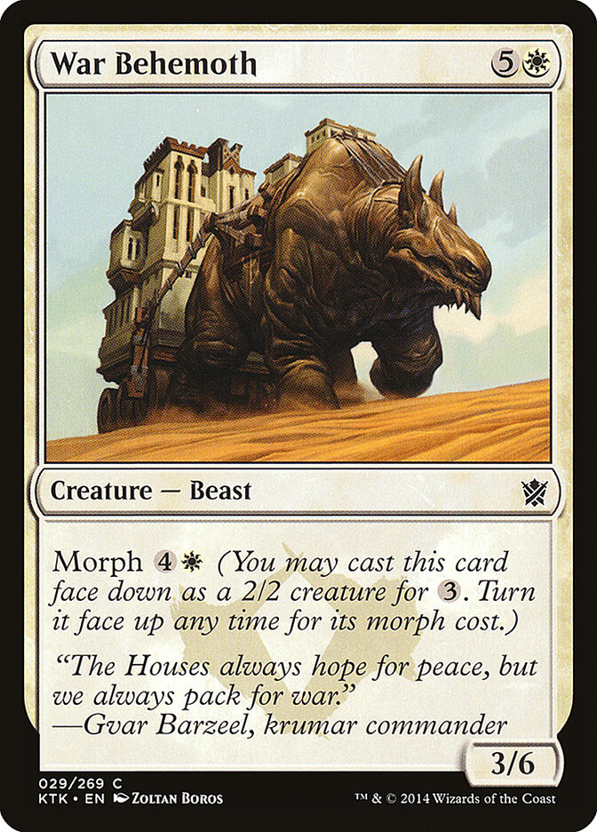 Behemoth de Guerra / War Behemoth