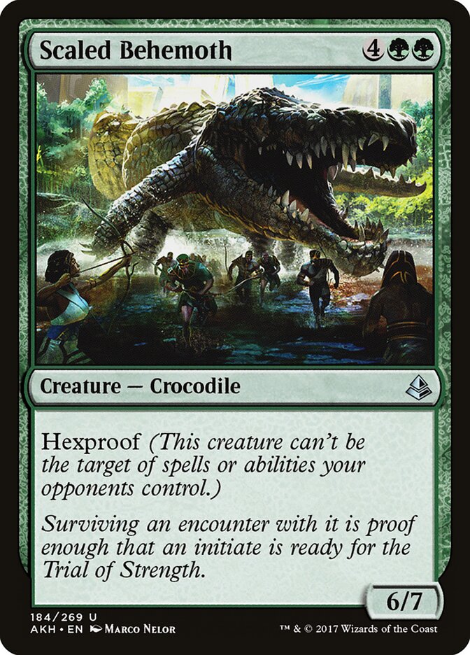 Behemoth Escamoso / Scaled Behemoth - Magic: The Gathering - MoxLand