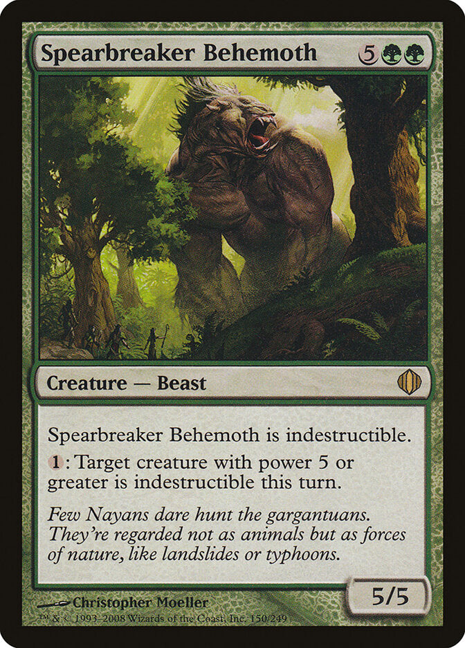 Behemoth Quebra-Lanças / Spearbreaker Behemoth - Magic: The Gathering - MoxLand