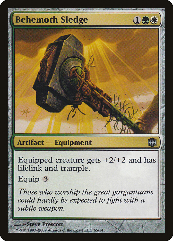 Martelo Behemoth / Behemoth Sledge - Magic: The Gathering - MoxLand