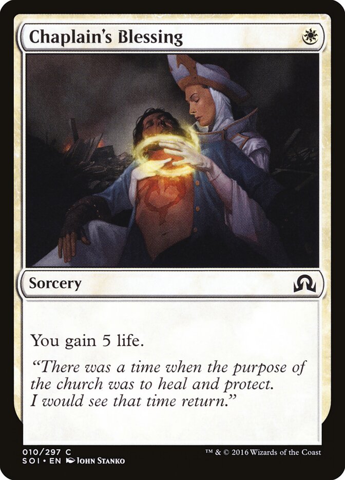 Bênção da Capelã / Chaplain's Blessing - Magic: The Gathering - MoxLand