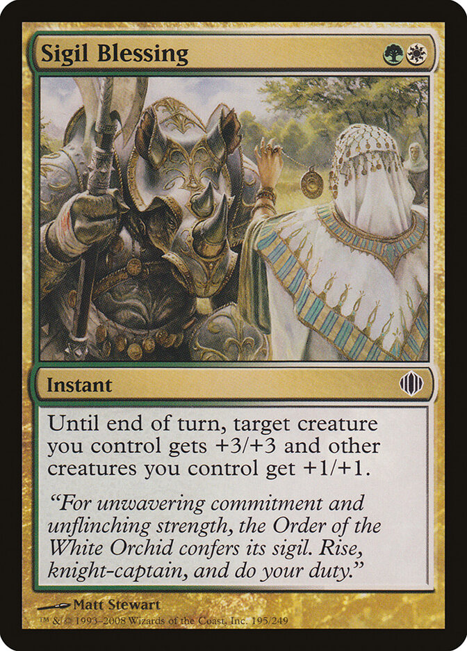 Bênção da insígnia / Sigil Blessing - Magic: The Gathering - MoxLand